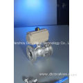 Lacquer Pneumatic Actuator Ball Valve with Flanged End